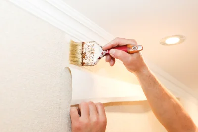 Pose de papier peint à Serres-Morlaàs — revêtements muraux et toiles de verre
